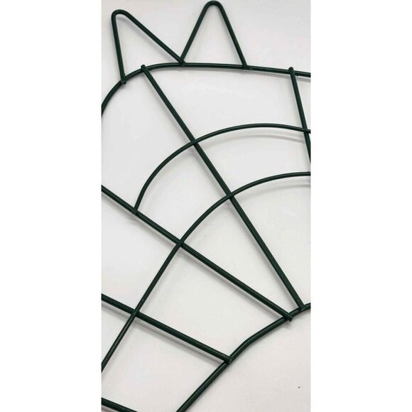 WIRE HORSE HEAD Christmas Wreath Frame heavy duty Set of 2. Black Wire western h - Picture 4 of 4